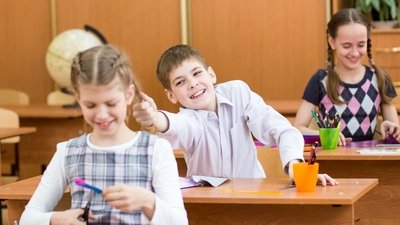 Урок в российской школе
