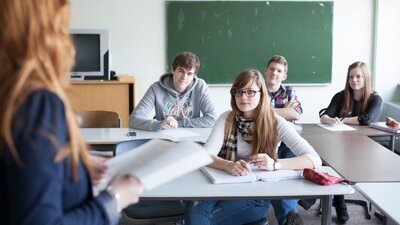 Урок в российской школе
