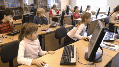 Урок информатики в средней школе