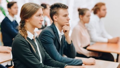 Урок в российской школе