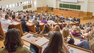 Лекция в российском вузе