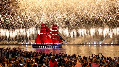 Праздник выпускников "Алые паруса"