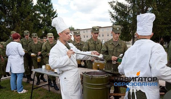 За год военные школы выпускают свыше 2,6 тысяч поваров